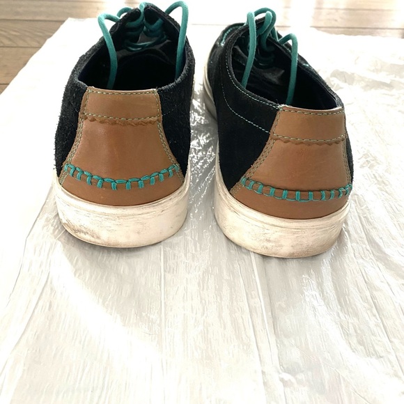 Cole Haan sneaker Oxford black suedeBergen Mac Oxford SZ 9 M has turquoise laces main image 10